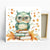 Owl Reading Books Art