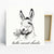Donkey with Flowers Art