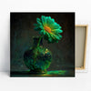 Emerald Bloom Vase Art