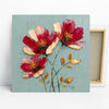 Red Floral Art