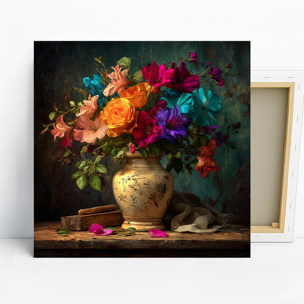 Vibrant Floral Still Life Art