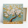 White Blossom Tree Art