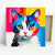 Cat Splash Art