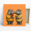 Hippopotamus Flower Art