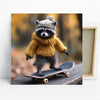 Raccoon Skater Art