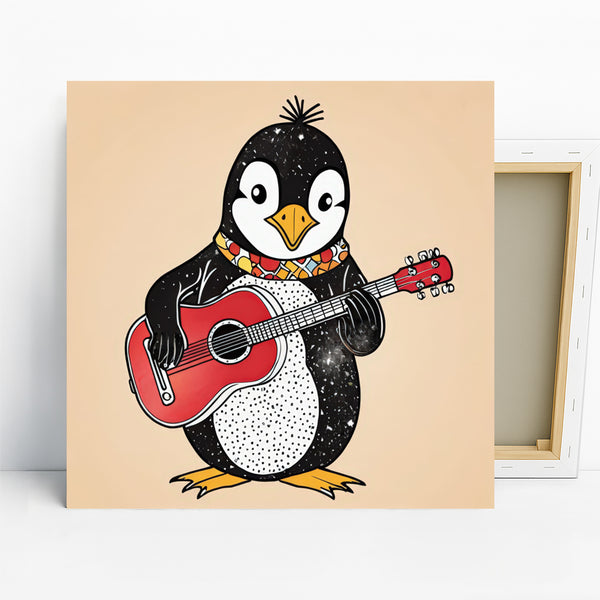 Penguin Rock On Art