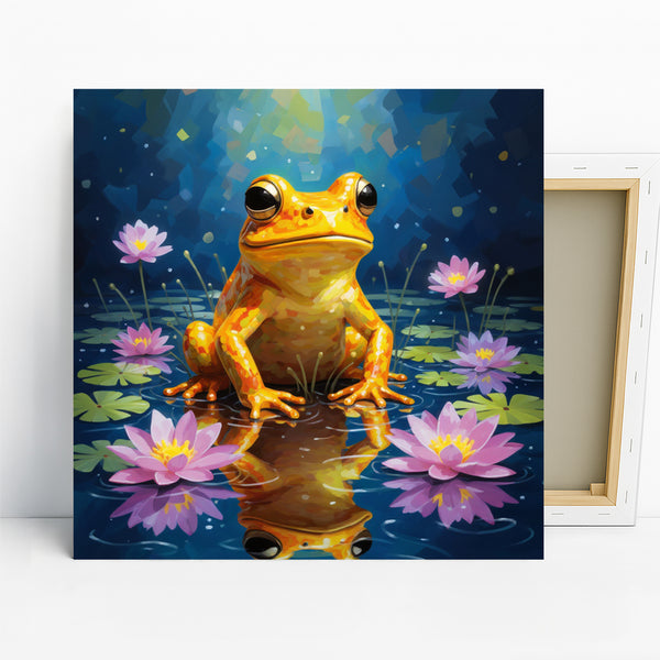 Golden Frog Pond Art