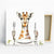 Giraffe Dining Art