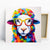 Sheep Reading Glasses Art
