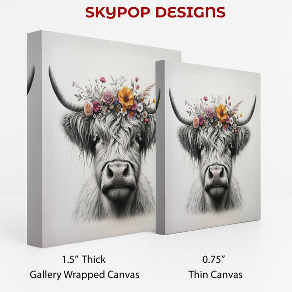 Highland Cow Art - View 2