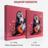 Penguin Rock Star Art - View 2
