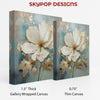Golden Bloom Abstract Art - View 2