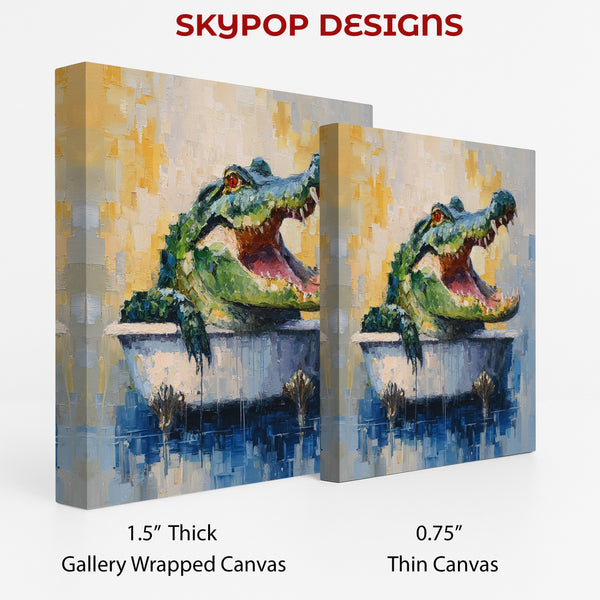 Crocodile Art - View 2