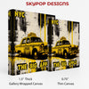 NYC Yellow Cab The Big Apple Art - View 2