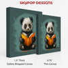 Panda Reading Art - View 2