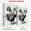 Rooster Toilet Paper Holder Art - View 2