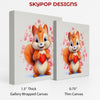 Squirrel Holding Heart Art - View 2