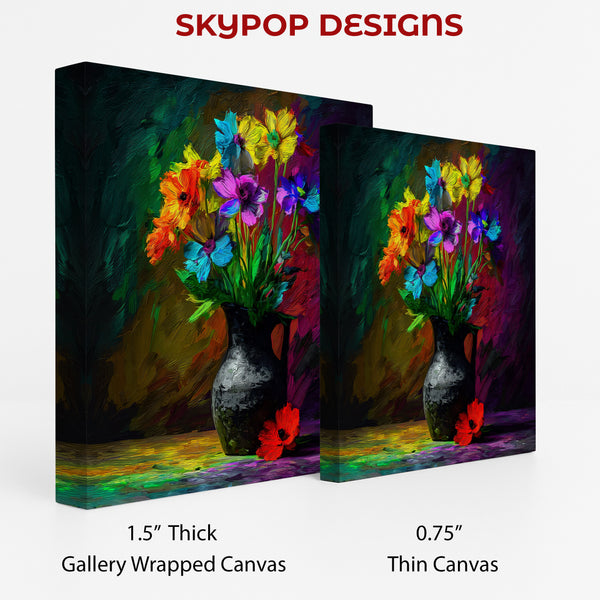 Vibrant Floral Bouquet Art - View 2
