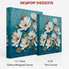 White Flowers Art - View 2