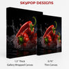 Red Pepper Splash Art - View 2