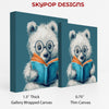 Bear Reading Book Art - View 2