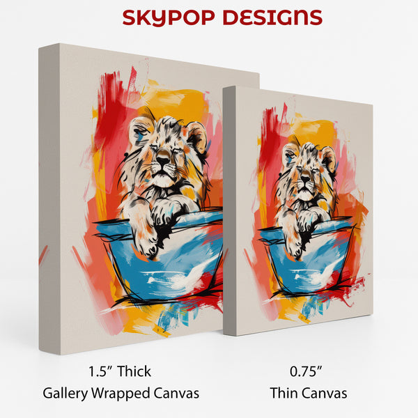 Lion Cub Art - View 2