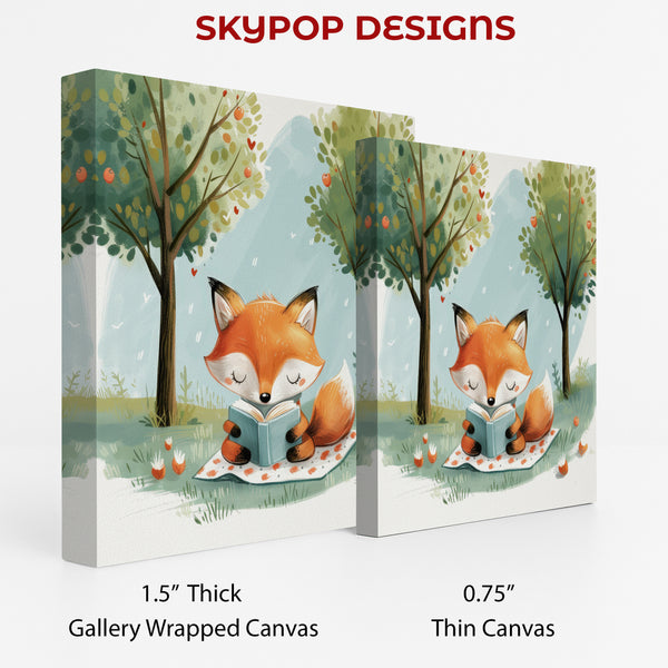 Fox Reading Art - View 2