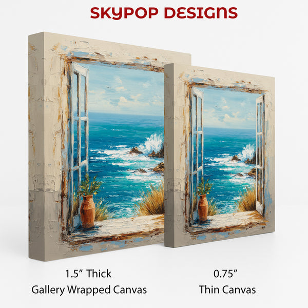 Coastal Window View Art - View 2