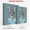 Deer Reading Art - View 2