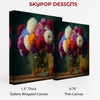 Aster Bouquet Art - View 2