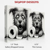 Yorkshire Terrier Toilet Paper Art - View 2