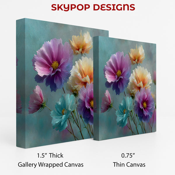 Vibrant Floral Burst Art - View 2