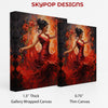 Passionate Dancer Red Art - View 2