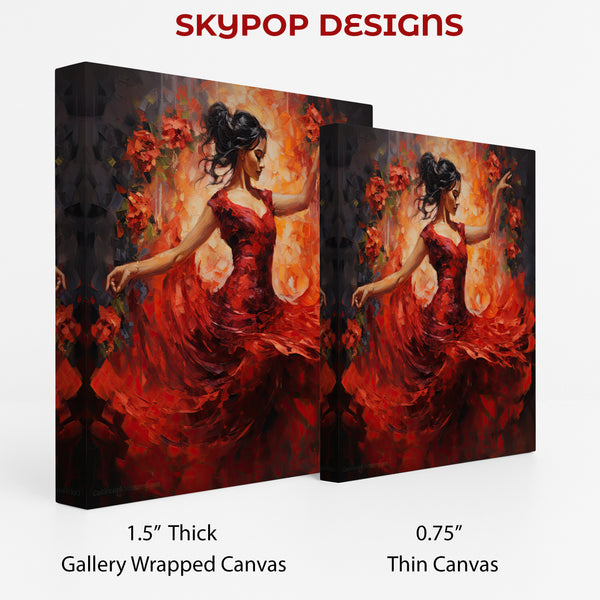 Passionate Dancer Red Art - View 2