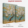 White Blossom Tree Art - View 2