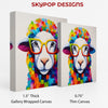 Sheep Reading Glasses Art - View 2