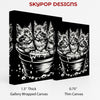 Bathtime Kitties Art - View 2