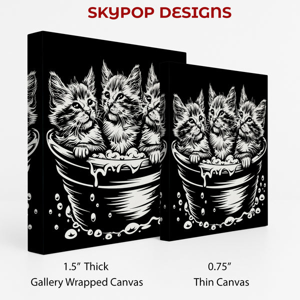 Bathtime Kitties Art - View 2