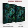 Peacock Feather Art - View 2