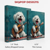 Shih Tzu Dog Guitar Art - View 2
