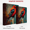 Scarlet Tanager Bird Art - View 2