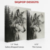 Wolf Moon Forest Art - View 2
