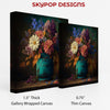 Vintage Vase Floral Art - View 2
