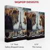 Lion Chess Match Art - View 2