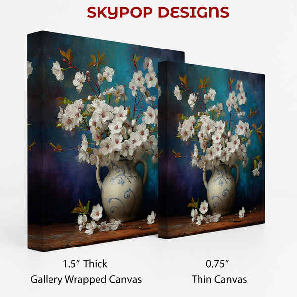 Cherry Blossoms Vase Art - View 2
