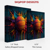 Basketball Paint Splash Art - View 2