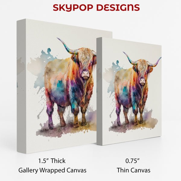 Highland Cow Art - View 2