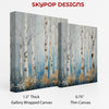 Birch Tree Forest Art - View 2