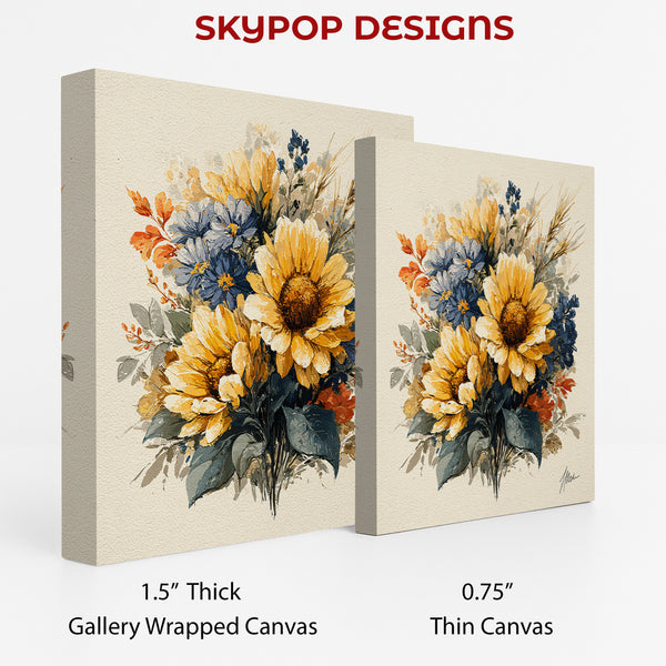 Sunflower Bouquet Art - View 2
