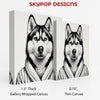 Siberian Husky Art - View 2